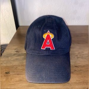 Angels vintage logo dad cap - navy blue